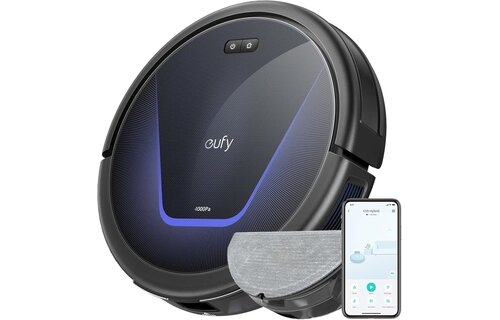 eufy by Anker G50 Hybrid Robot Vaccum and Mop With 4000 Pa Strong Suction - Black