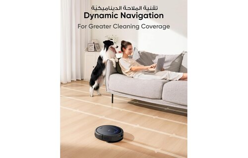 eufy by Anker G50 Hybrid Robot Vaccum and Mop With 4000 Pa Strong Suction - Black