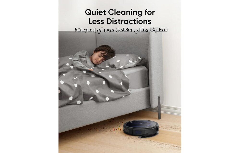 eufy by Anker G50 Hybrid Robot Vaccum and Mop With 4000 Pa Strong Suction - Black