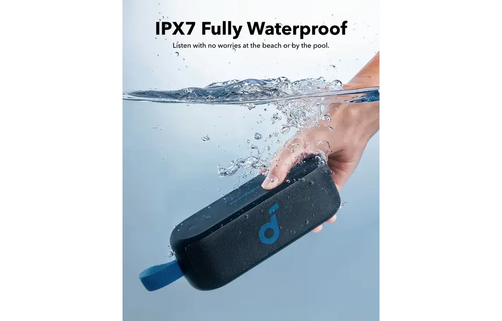 Souncore by Anker Select 3 16W Powerful Stereo Sound Speaker With 20H Playtime - Black