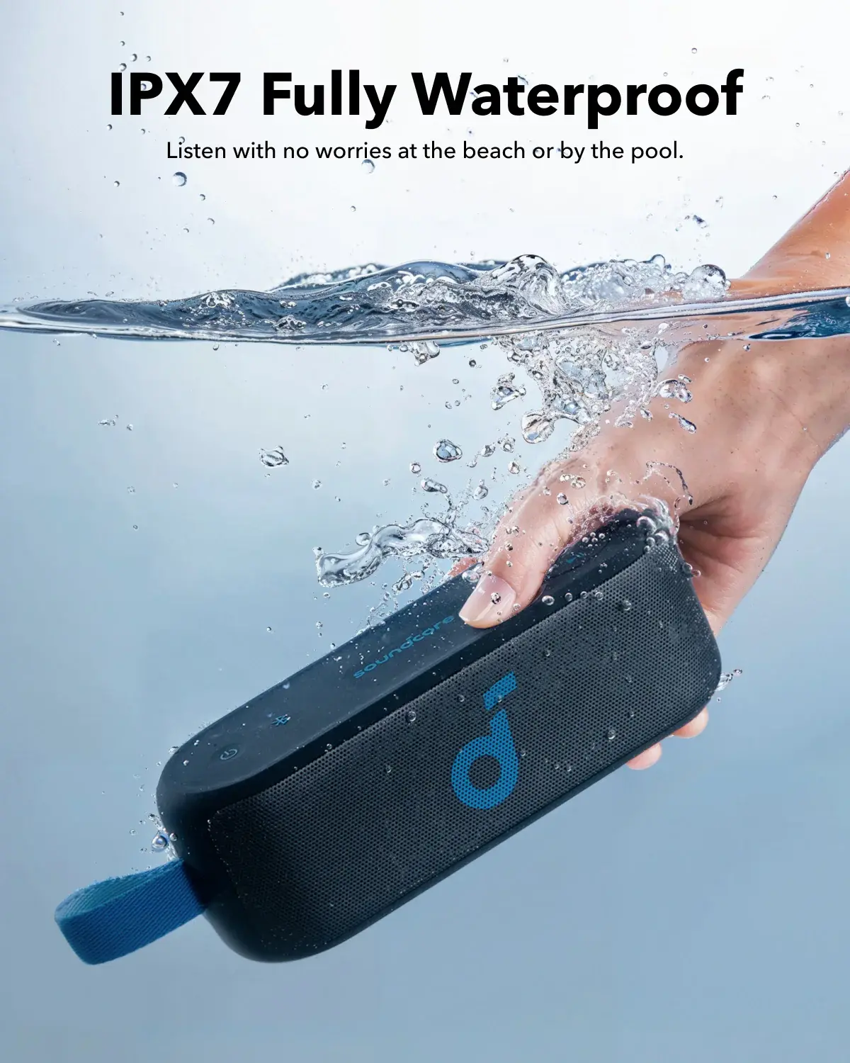 Souncore by Anker Select 3 16W Powerful Stereo Sound Speaker With 20H Playtime - Black