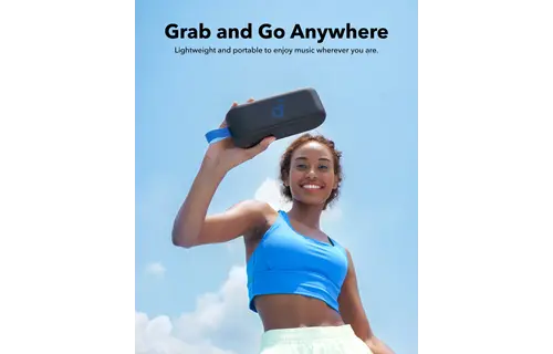 Souncore by Anker Select 3 16W Powerful Stereo Sound Speaker With 20H Playtime - Black