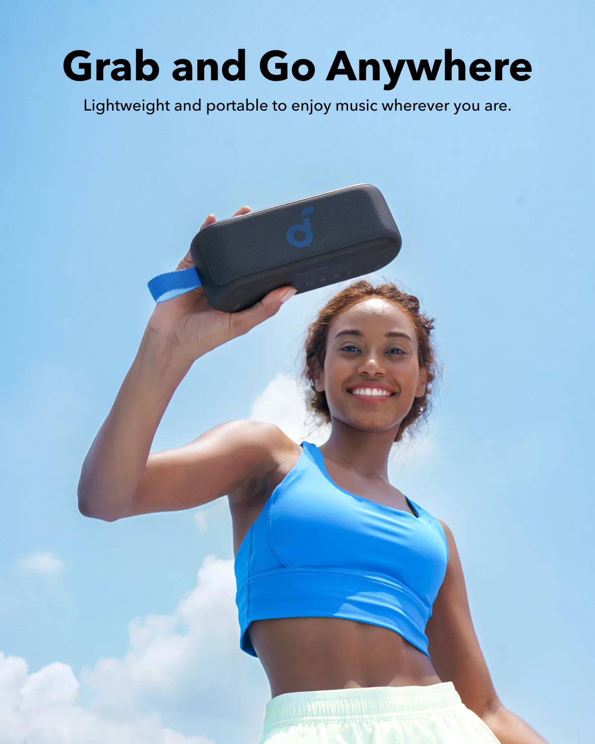 Souncore by Anker Select 3 16W Powerful Stereo Sound Speaker With 20H Playtime - Black