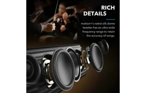 Soundcore by Anker Motion+ Wireless HiFi Portable Speaker With 12H Playtime - Black