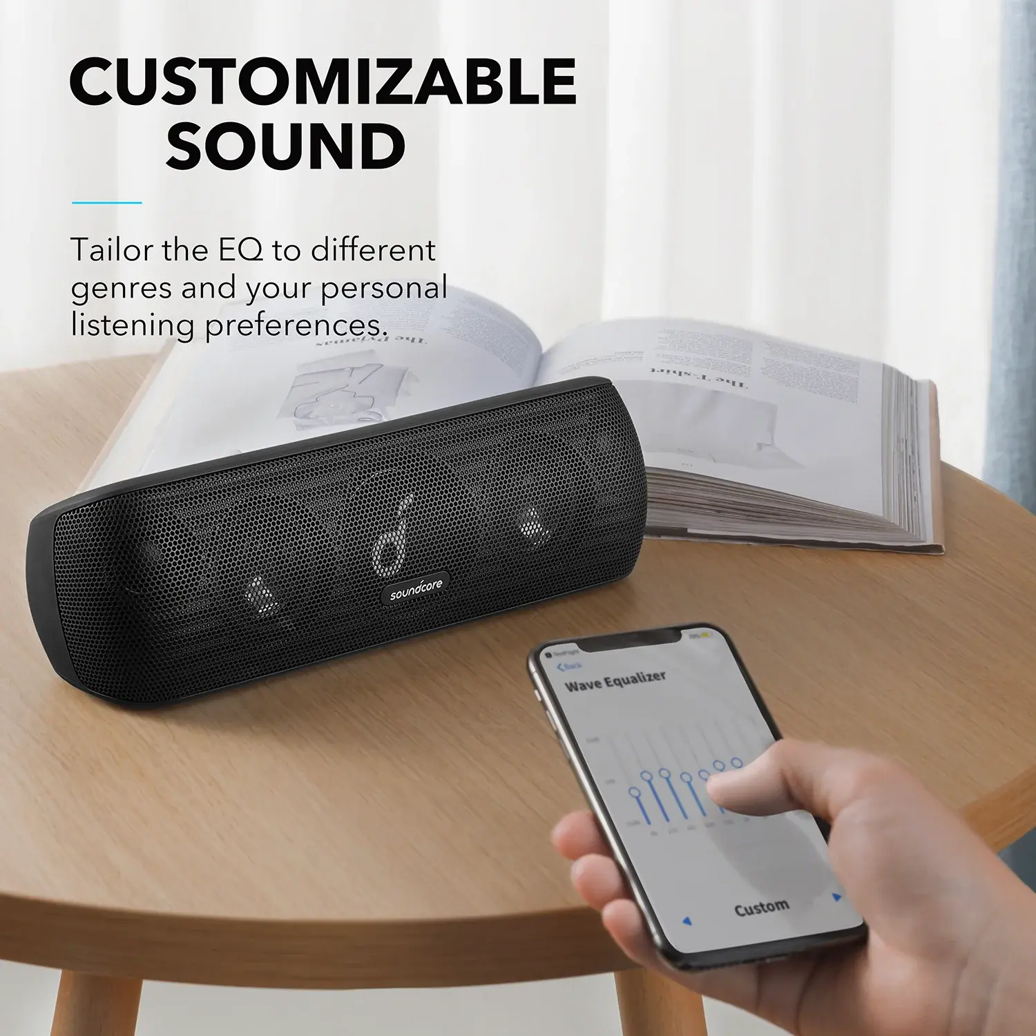 Soundcore by Anker Motion+ Wireless HiFi Portable Speaker With 12H Playtime - Black