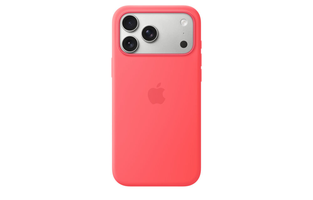 Apple iPhone 17 Pro Max Silicone Case with MagSafe - Bright Guava