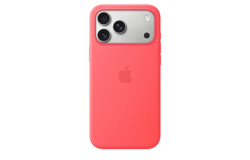 Apple iPhone 17 Pro Max Silicone Case with MagSafe - Bright Guava