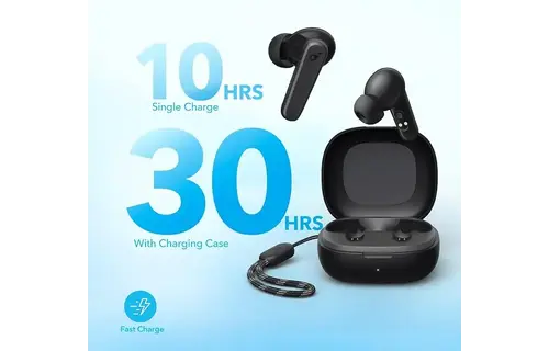 Soundcore by Anker R50i Wireless Waterproof Earbuds With 30H Playtime - Black