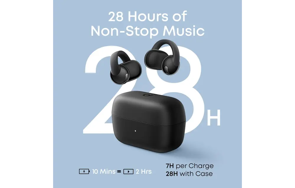 Soundcore by Anker C50i Ear Clip On Earbuds - Black