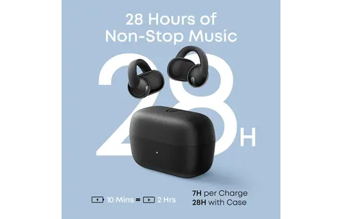 Soundcore by Anker C50i Ear Clip On Earbuds - Black