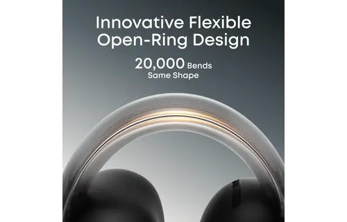 Soundcore by Anker AeroClip Open Ear Clip With Ai Clear Calls - Black