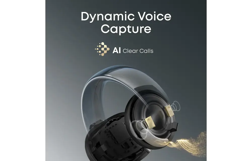 Soundcore by Anker AeroClip Open Ear Clip With Ai Clear Calls - Black