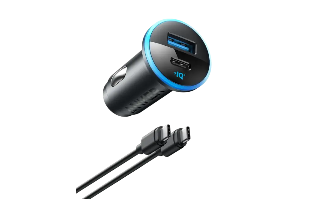 Anker 52W High Speed Car Charger 2 Ports - Black