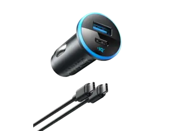 Anker 52W High Speed Car Charger 2 Ports - Black
