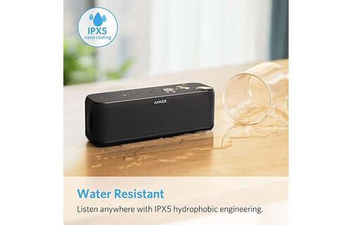 Anker Soundcore Boost Waterproof  Bluetooth Speaker with 12H Playtime - Black