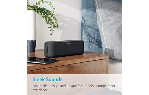 Anker Soundcore Boost Waterproof  Bluetooth Speaker with 12H Playtime - Black