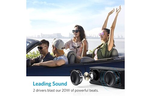 Anker Soundcore Boost Waterproof  Bluetooth Speaker with 12H Playtime - Black