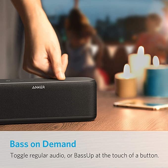 Anker Soundcore Boost Waterproof  Bluetooth Speaker with 12H Playtime - Black