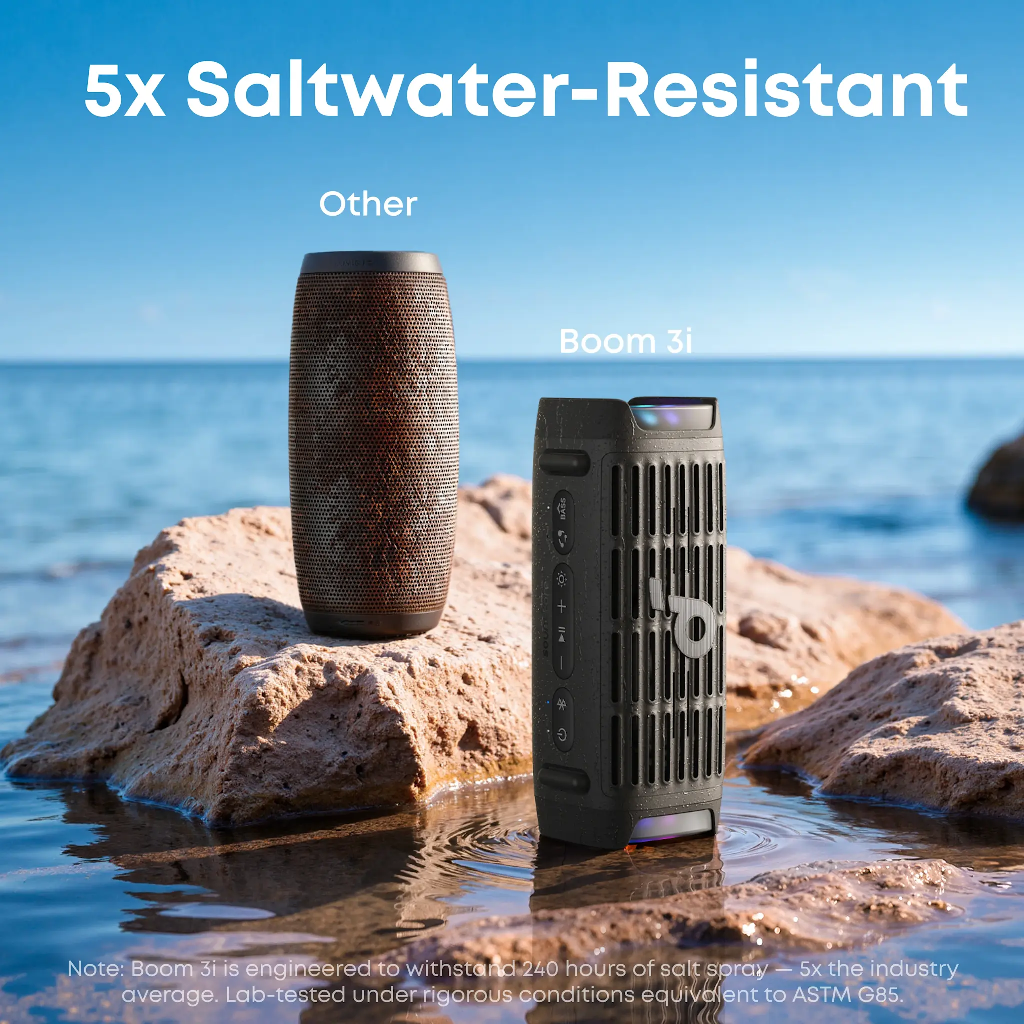 Soundcore by Anker Boom 3i Floatable Water Resistant Speaker With 16H Playtime - Black