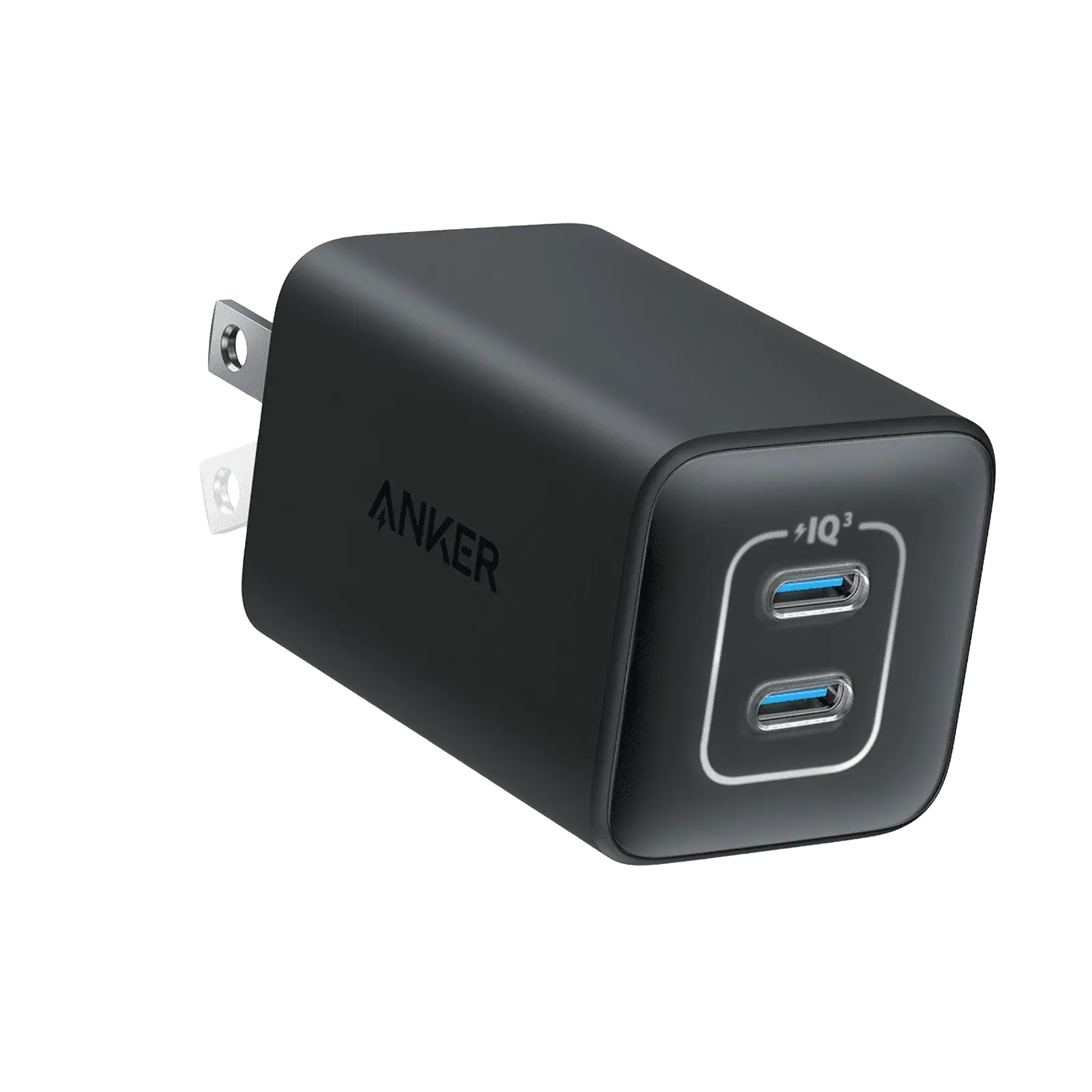 Anker 523 Compact 2 Device Charger Nano 3, 47W USB C - Black