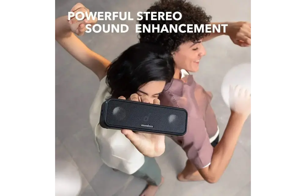 Soundcore by Anker Select2 Portable Waterproof Speaker With 20H Playtime - Black