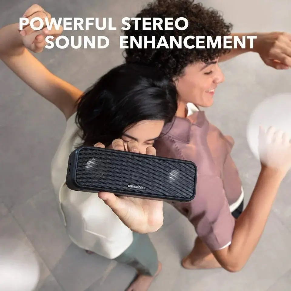 Soundcore by Anker Select2 Portable Waterproof Speaker With 20H Playtime - Black
