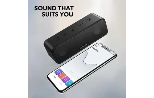 Soundcore by Anker Select2 Portable Waterproof Speaker With 20H Playtime - Black