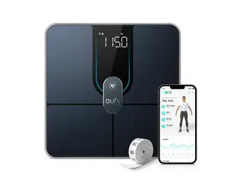 eufy by Anker Smart Scale P2 Pro WiFi Enabled With Bluetooth - Black
