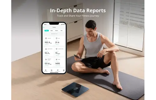 eufy by Anker Smart Scale P2 Pro WiFi Enabled With Bluetooth - Black