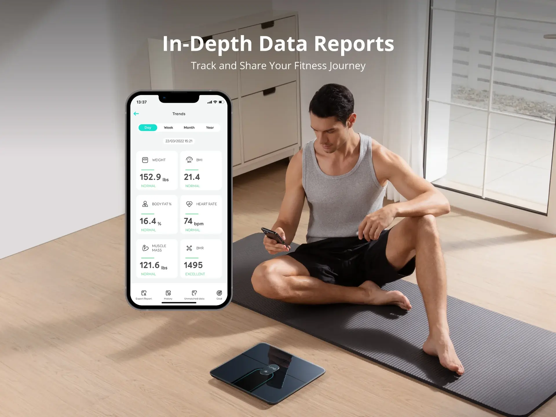 eufy by Anker Smart Scale P2 Pro WiFi Enabled With Bluetooth - Black