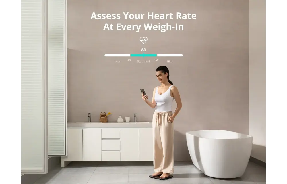 eufy by Anker Smart Scale P2 Pro WiFi Enabled With Bluetooth - Black