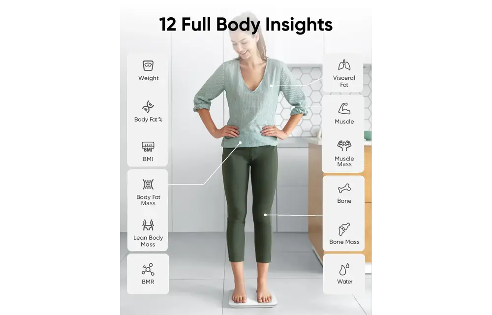 eufy by Anker Smart Scale A1 With Bluetooth - White