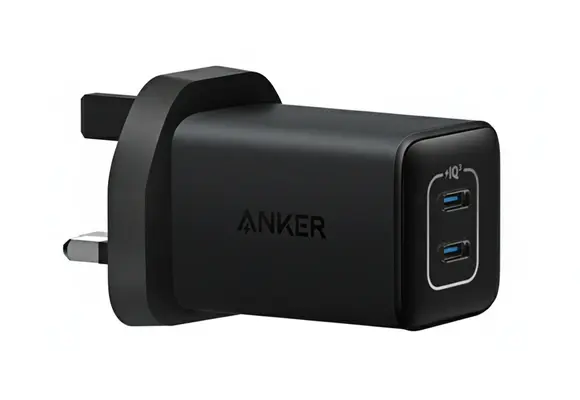 Anker 523 Compact 2 Device Charger Nano 3, 47W USB C - Black