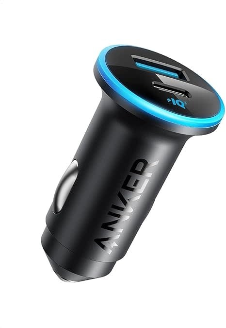 Anker 52W High Speed Car Charger 2 Ports - Black
