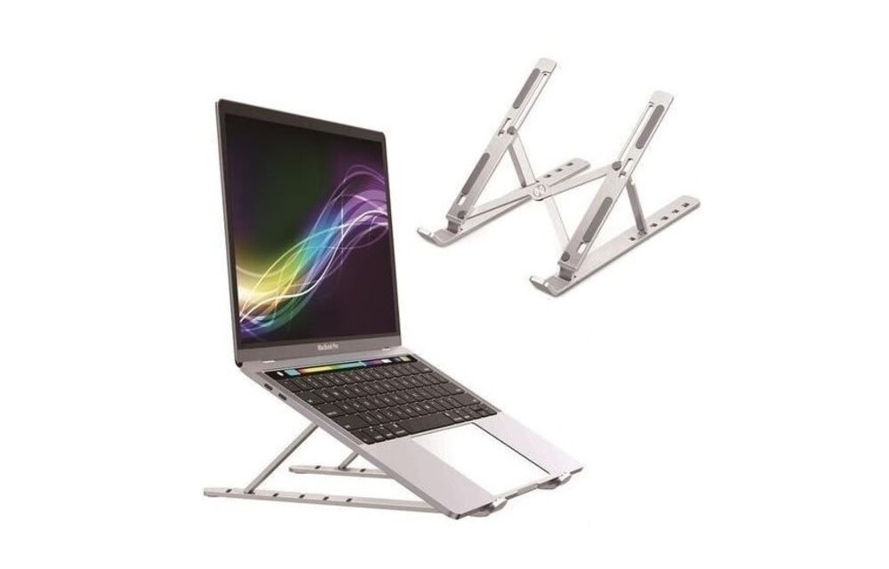 Wiwu S400 Adjustable Laptop Stand Silver