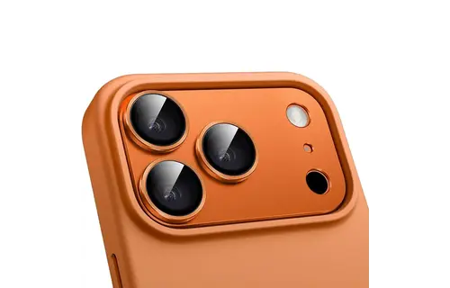 Levelo Trio Pro 2 in 1 Detachable Camera Lens Protector for iPhone 17 Pro - Orange