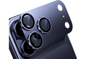 Levelo Trio Pro 2 in 1 Detachable Camera Lens Protector for iPhone 17 Pro Max - Dark Blue