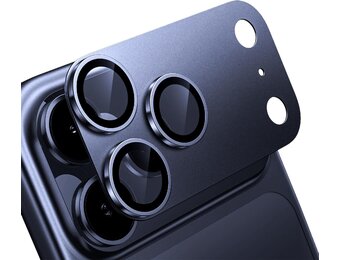Levelo Trio Pro 2 in 1 Detachable Camera Lens Protector for iPhone 17 Pro Max - Dark Blue