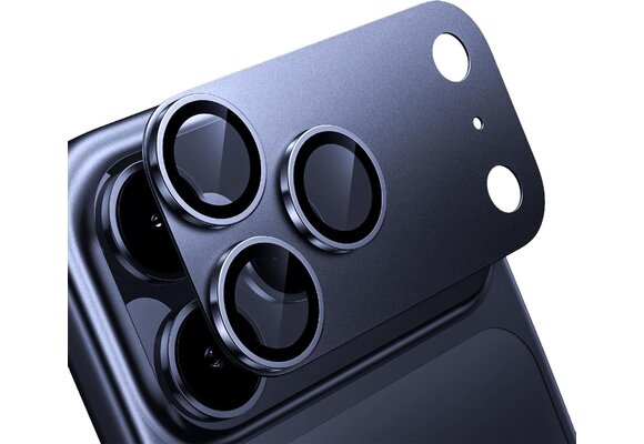 Levelo Trio Pro 2 in 1 Detachable Camera Lens Protector for iPhone 17 Pro - Dark Blue