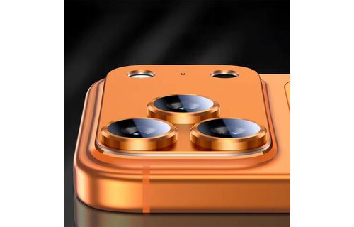 Levelo Trio Pro 2 in 1 Detachable Camera Lens Protector for iPhone 17 Pro - Orange