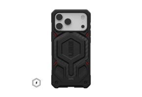UAG Monarch Pro MagSafe Case for Apple iPhone 17 Pro Max - Carbon Fiber Black and Red