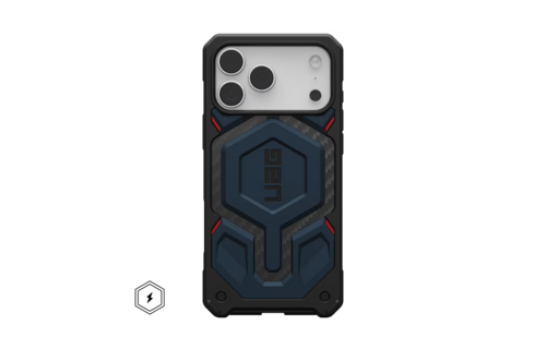 UAG Monarch Pro MagSafe Case for Apple iPhone 17 Pro Max - Carbon Fiber Mallard and Red