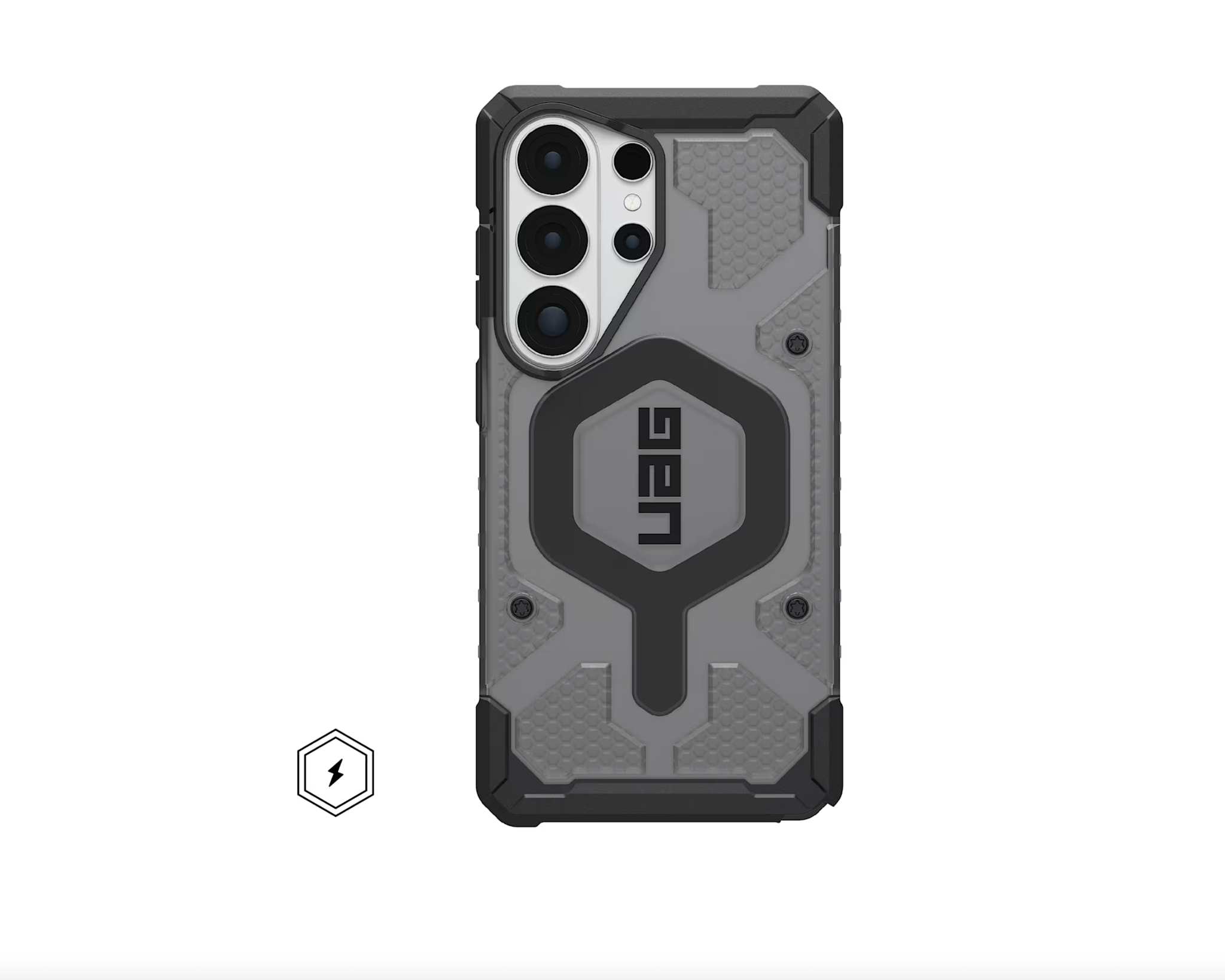 UAG Pathfinder Clear Case with Magnet for Samsung Galaxy S26 Ultra - Ash and Black