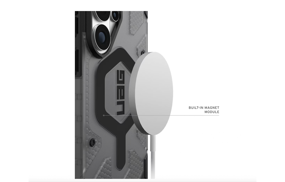 UAG Pathfinder Clear Case with Magnet for Samsung Galaxy S26 Ultra - Ash and Black