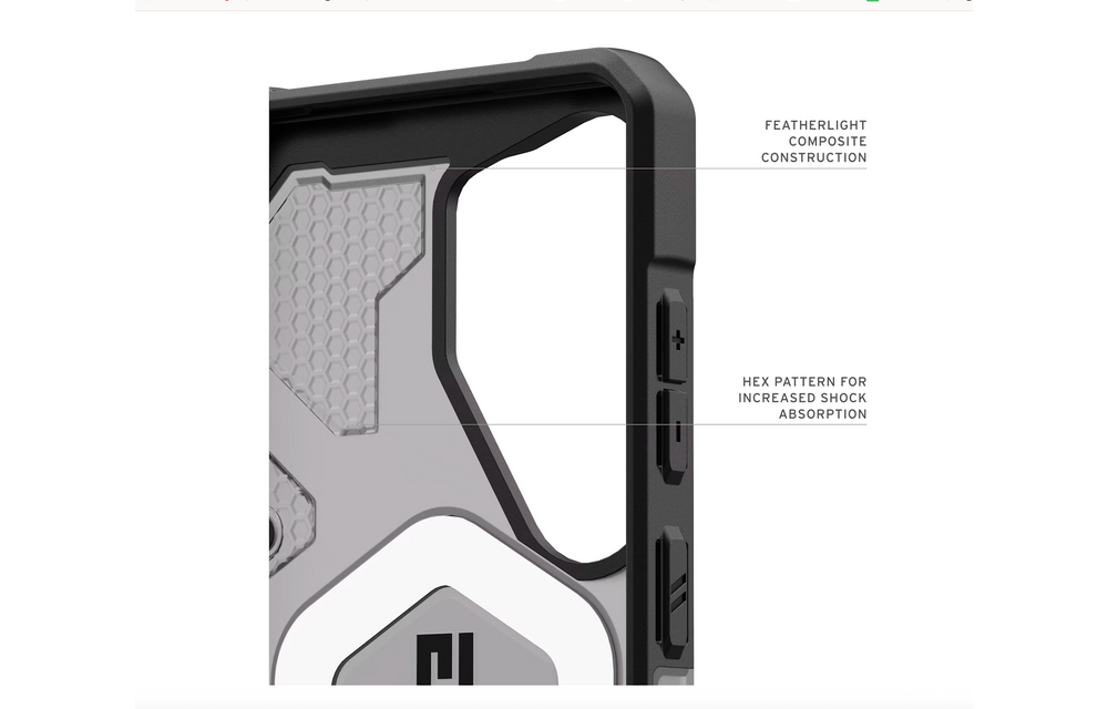 UAG Pathfinder Clear Case with Magnet for Samsung Galaxy S26 Ultra - Ash and Black