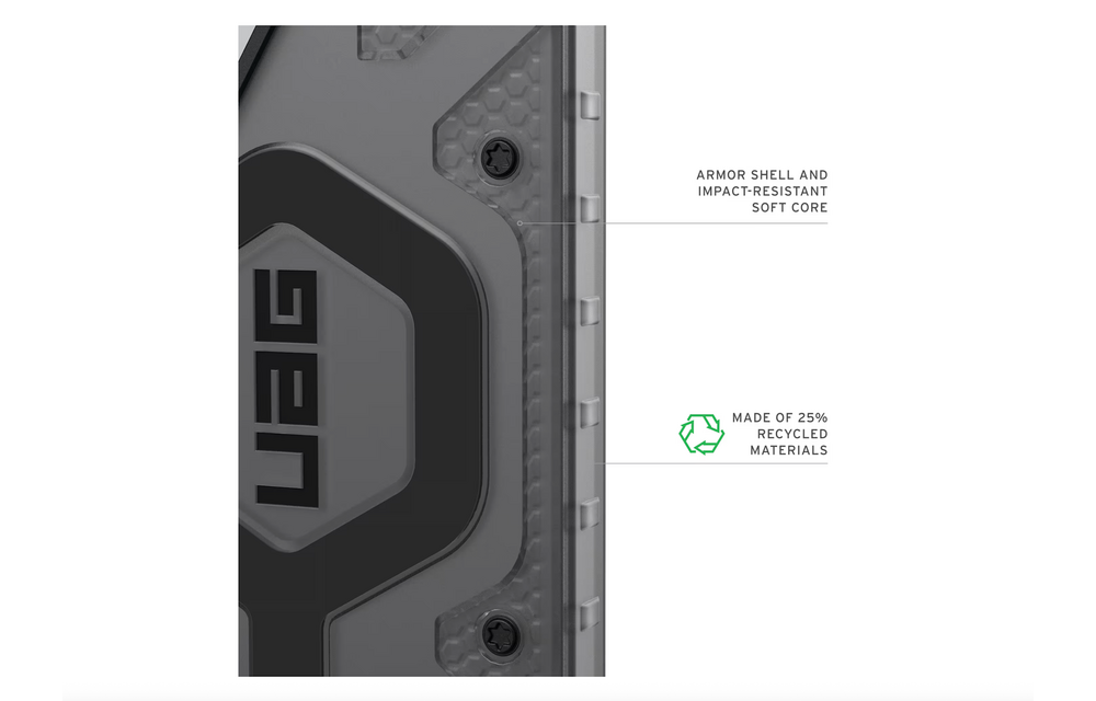 UAG Pathfinder Clear Case with Magnet for Samsung Galaxy S26 Ultra - Ash and Black