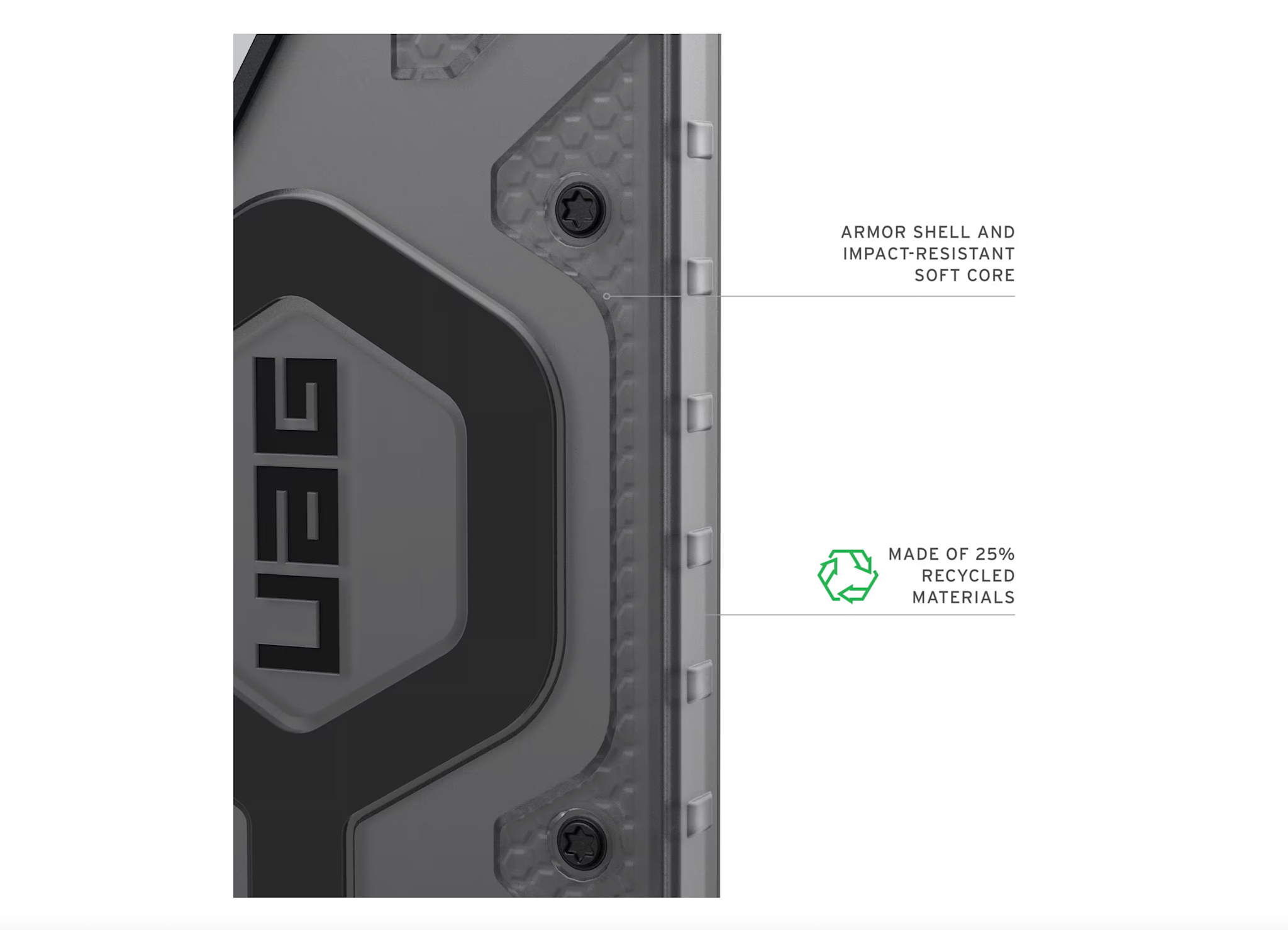 UAG Pathfinder Clear Case with Magnet for Samsung Galaxy S26 Ultra - Ash and Black