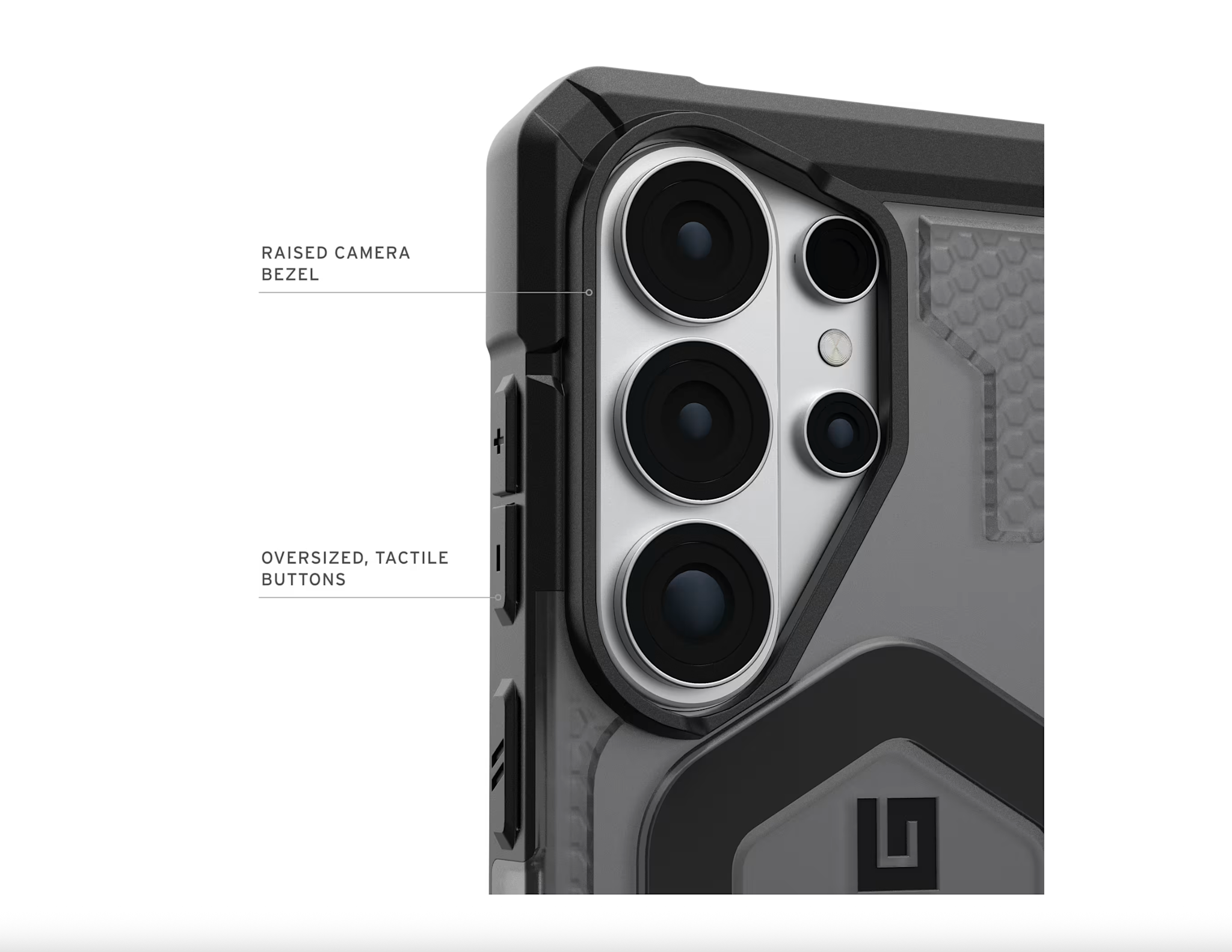 UAG Pathfinder Clear Case with Magnet for Samsung Galaxy S26 Ultra - Ash and Black