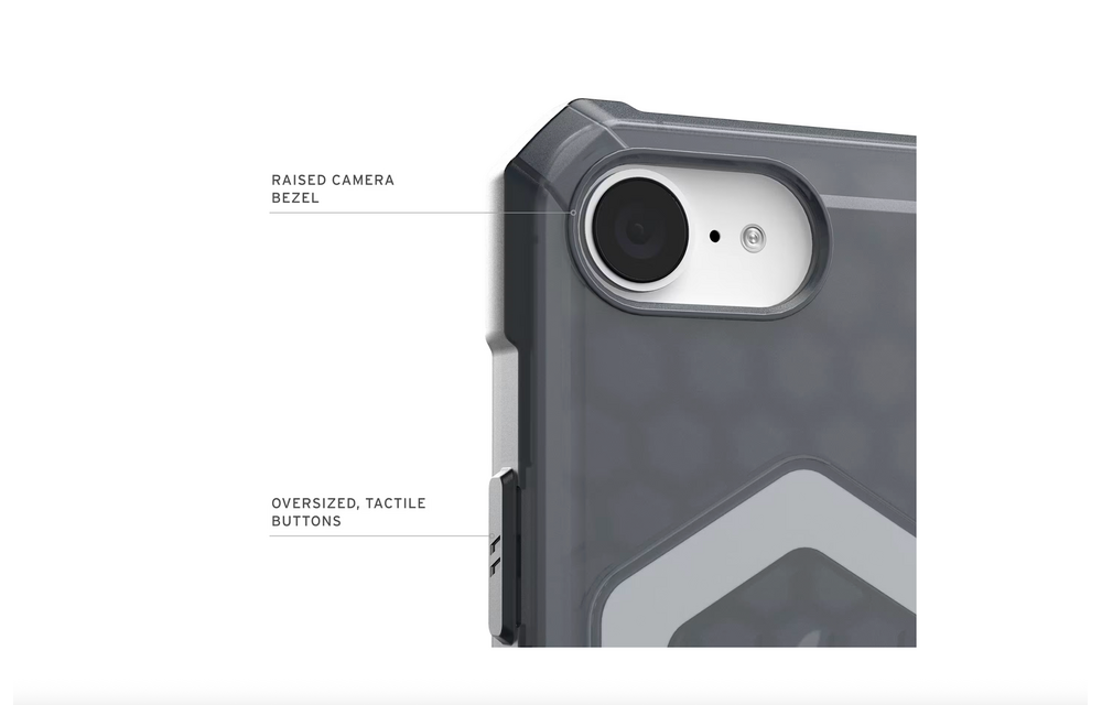 UAG Essential Armor MagSafe Case for Apple iPhone 16e / iPhone E 2026 - Ash