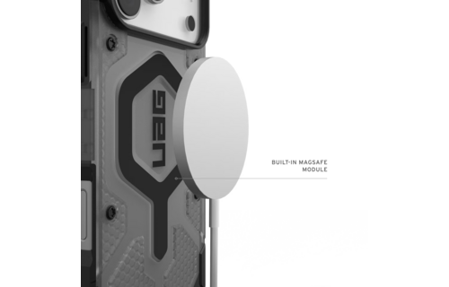 UAG Pathfinder Clear MagSafe Case for Apple iPhone 17 Pro Max - Ash and Black